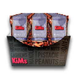 KiMs Saltede Mandler 15x45g