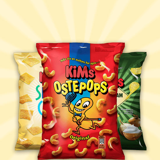 Chips og snacks kategori