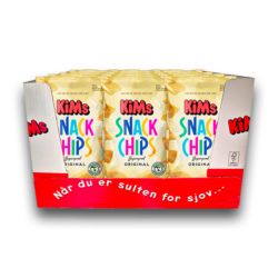 KiMs Snack Chips Krydderi 12x90g
